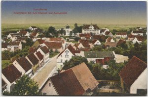 Laupheim Rabenstraße mit Kgl. Oberamt und Amtsgericht