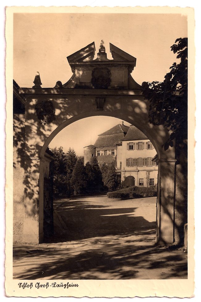 Schloß Groß-Laupheim – Vorderseite