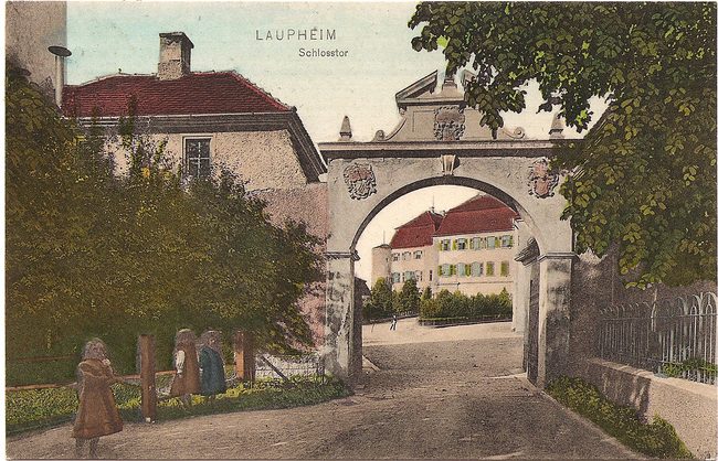 Laupheim Schlosstor – Vorderseite