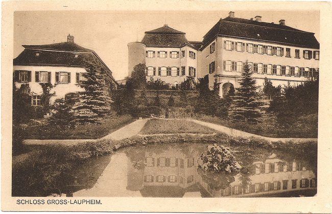 Schloss Gross-Laupheim – Vorderseite