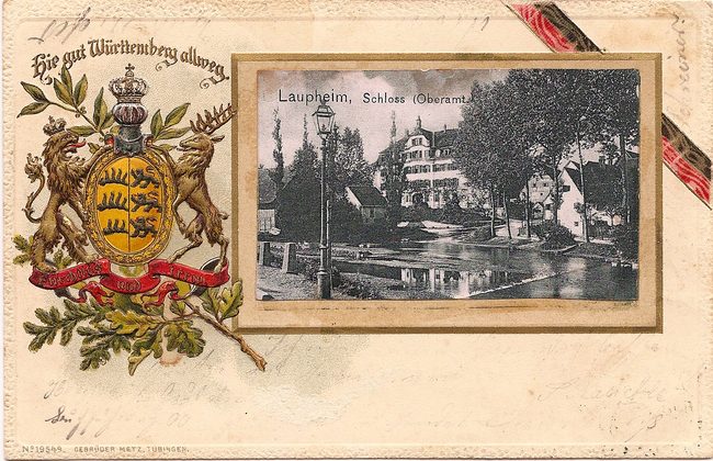 Laupheim, Schloss (Oberamt) – Vorderseite