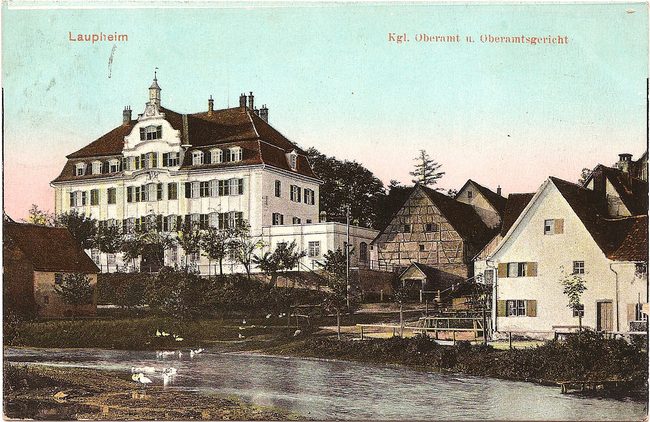 Laupheim Kgl. Oberamt u. Oberamtsgericht – Vorderseite
