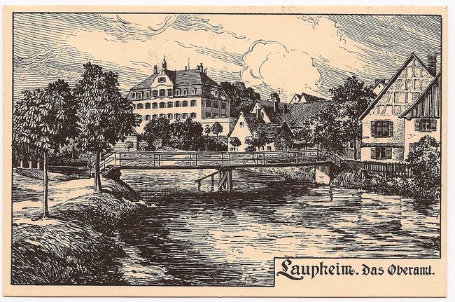 Laupheim. Das Oberamt – Vorderseite