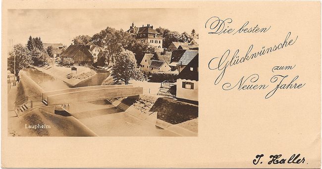 Die besten Glückwünsche zum Neuen Jahr – Vorderseite