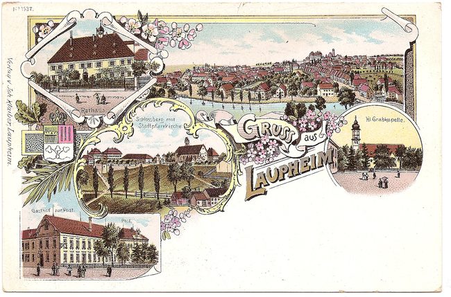 Gruß aus Laupheim – Vorderseite