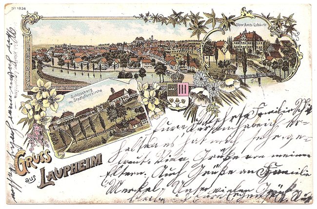 Gruß aus Laupheim – Vorderseite