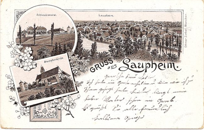 Gruß aus Laupheim – Vorderseite