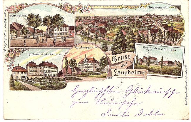 Gruß aus Laupheim – Vorderseite
