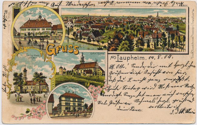 Gruß aus Laupheim – Vorderseite
