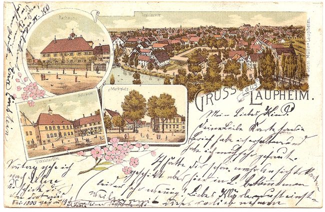 Gruß aus Laupheim – Vorderseite