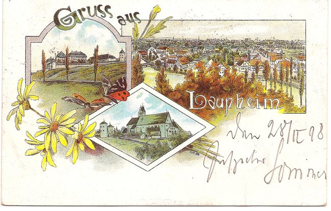 Gruß aus Laupheim – Vorderseite