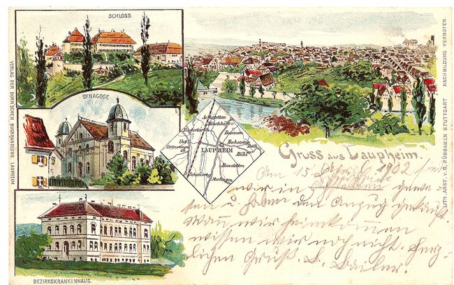 Gruss aus Laupheim – Vorderseite