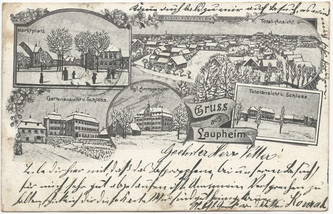 Gruß aus Laupheim – Vorderseite