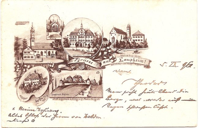 Grüsse aus Laupheim – Vorderseite