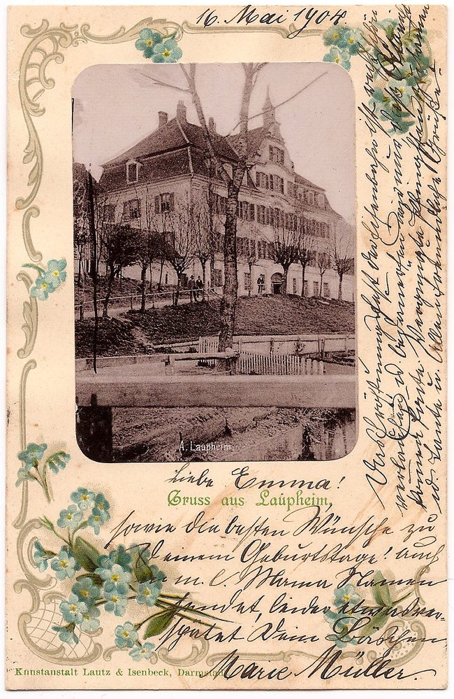 Gruß aus Laupheim – Vorderseite