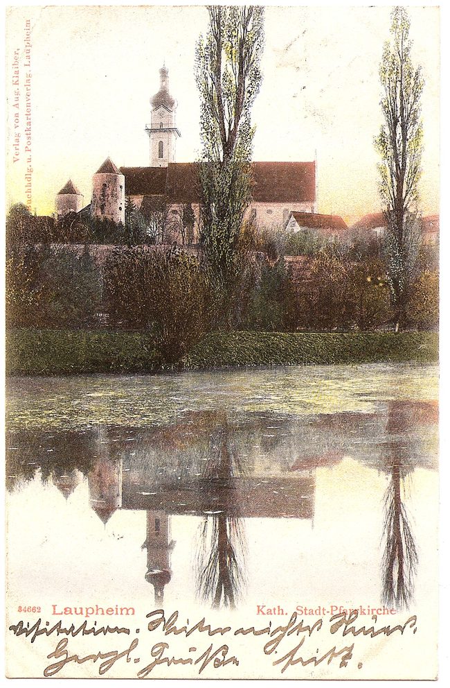 Laupheim Kath. Stadt-Pfarrkirche – Vorderseite