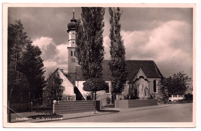 Laupheim, Hl. Grabkapelle – Vorderseite