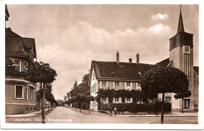 Laupheim, König-Wilhelm-Straße – Vorderseite