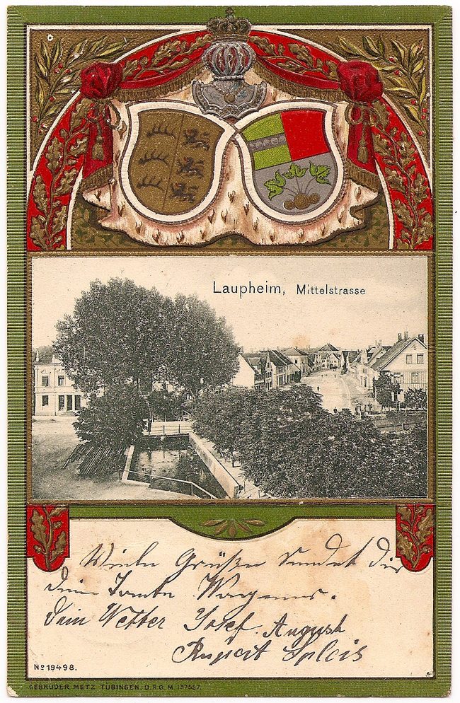 Laupheim, Mittelstraße – Vorderseite