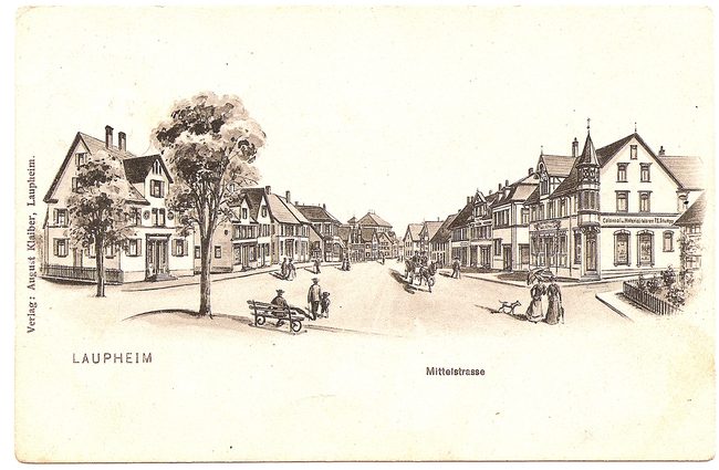 Laupheim, Mittelstraße – Vorderseite