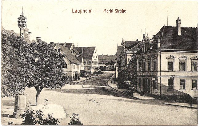 Laupheim - Markt Straße – Vorderseite