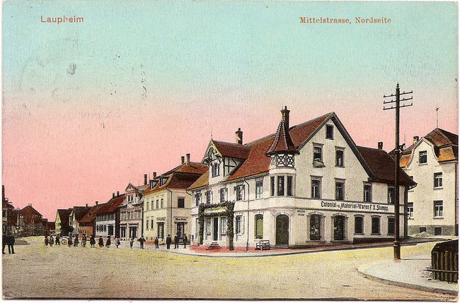 Laupheim, Mittelstrasse, Nordseite – Vorderseite