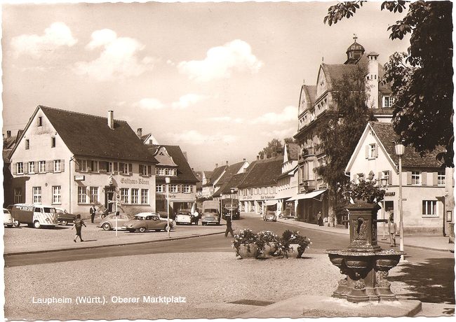 Laupheim (Württ.), Oberer Marktplatz – Vorderseite