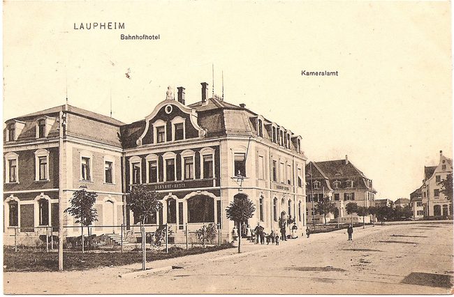 Laupheim, Bahnhofhotel – Vorderseite