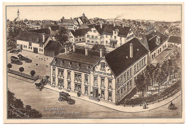 Laupheim, Hotel zur Post – Vorderseite