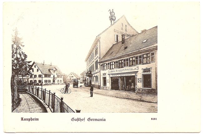 Laupheim, Gasthof Germania – Vorderseite