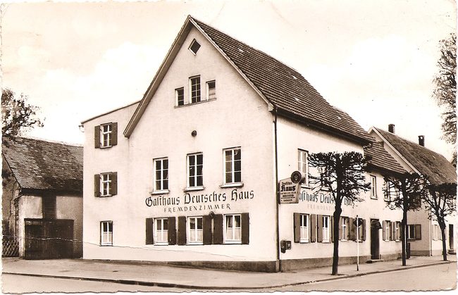 Gasthaus Deutsches Haus – Vorderseite