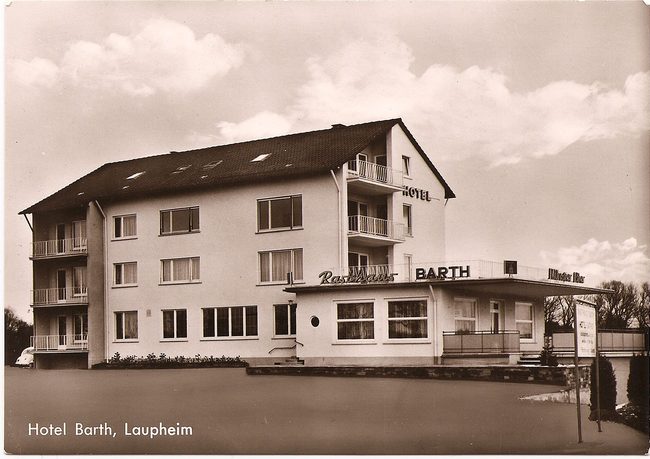 Hotel Barth, Laupheim – Vorderseite