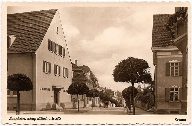Laupheim, König Wilhelm-Straße – Vorderseite