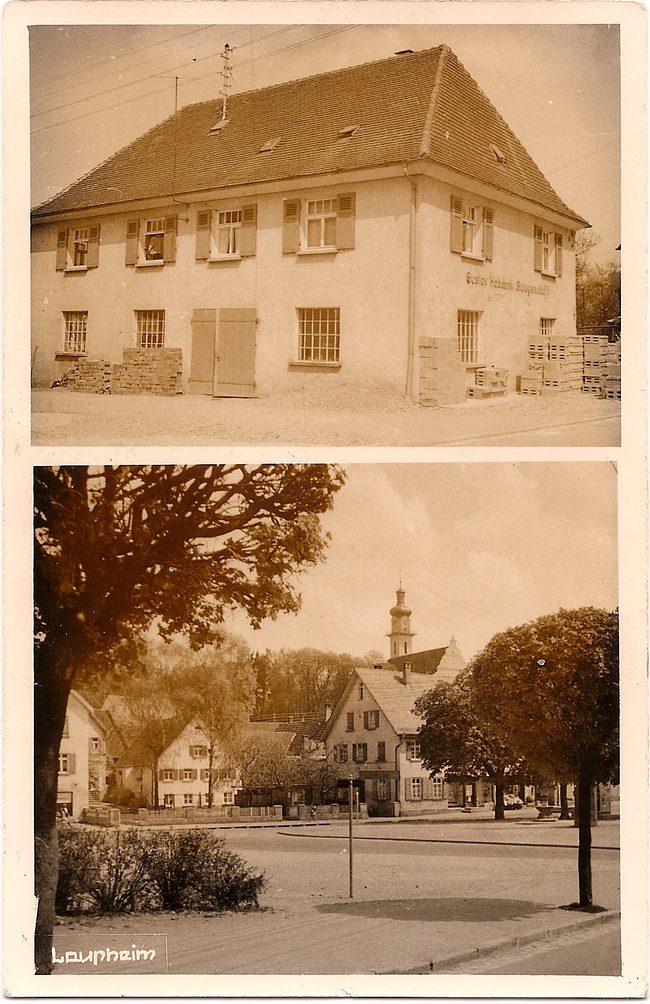 Baugeschäft Gustav Habdank – Vorderseite