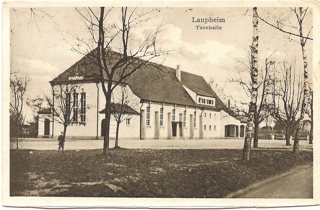 Laupheim, Turnhalle – Vorderseite