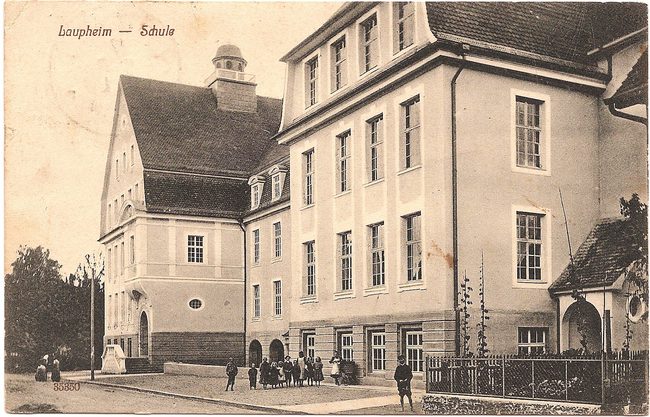 Laupheim - Schule – Vorderseite