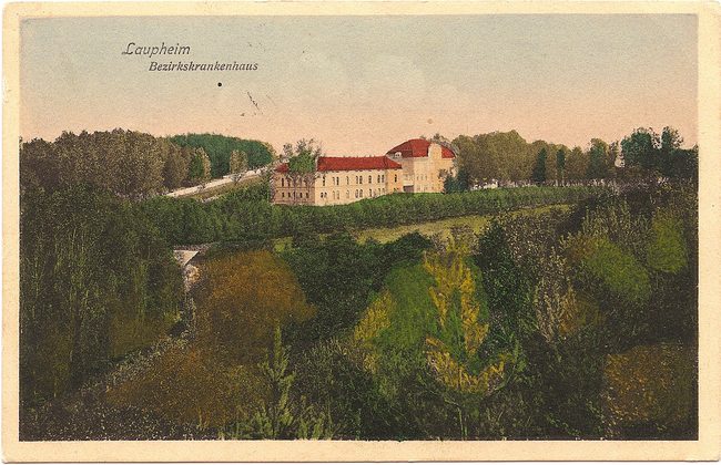 Laupheim, Bezirkskrankenhaus – Vorderseite