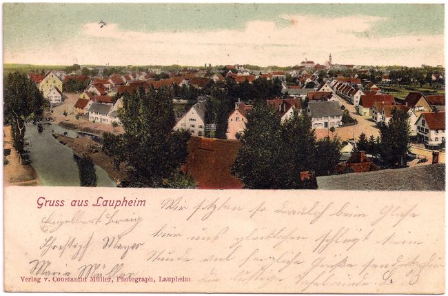 Gruß aus Laupheim – Vorderseite