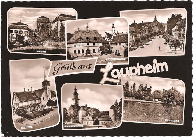 Gruß aus Laupheim – Vorderseite