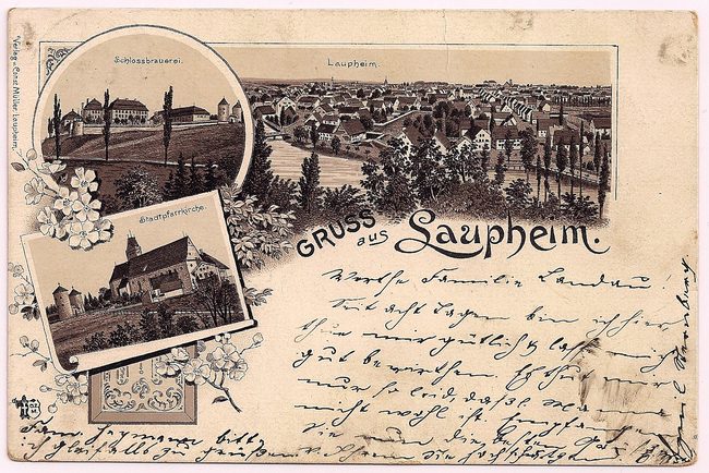 Gruss aus Laupheim – Vorderseite