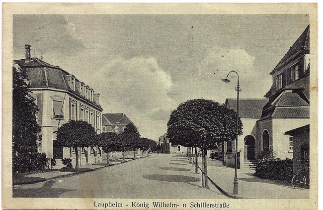 Laupheim - König Wilhelm- u. Schillerstraße – Vorderseite