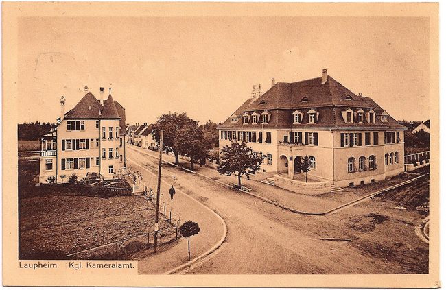 Laupheim Kgl. Kameralamt – Vorderseite