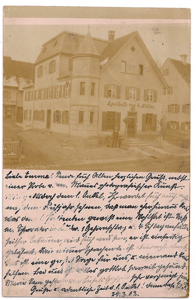 Apotheke von G. Müller – Vorderseite