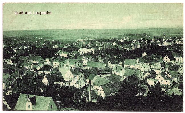 Gruß aus Laupheim – Vorderseite