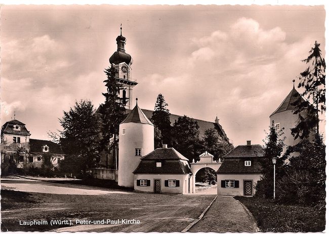 Laupheim, Peter und Paul Kirche – Vorderseite