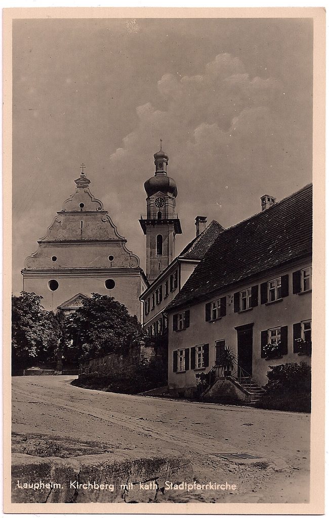 Kirchberg mit kath. Stadtpfarrkirche – Vorderseite