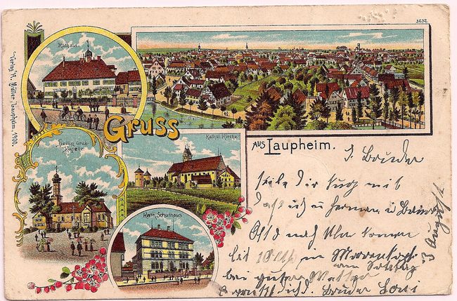 Gruß aus Laupheim – Vorderseite
