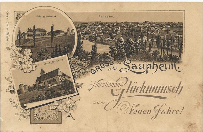 Gruß aus Laupheim – Vorderseite
