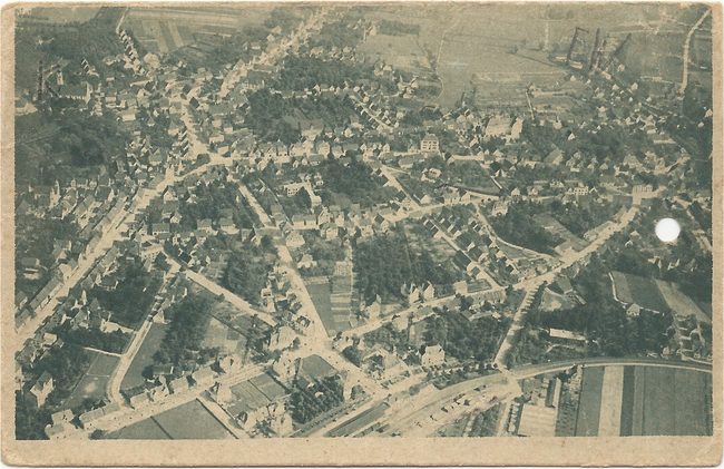 Flugzeugaufnahme von Laupheim – Vorderseite