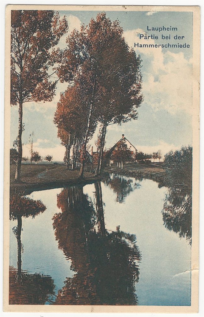 Laupheim Partie bei der Hammerschmiede – Vorderseite